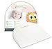 Sunshine Joy Universal Bassinet Wedge & Baby Sleep Positioner | Hypoallergenic Waterproof Layer & Handcrafted Bamboo Removable Cover | Newborn Sleeping Pillow with 12-degree Incline for Sound Slumber