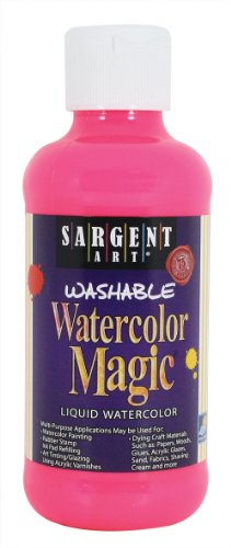 Sargent Art 22-7029 8-Ounce Watercolor Magic, Fluorescent Pink