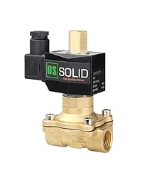 Latón 1/2" eléctrico válvula solenoide 12 VDC de normalmente abierto Aire Agua NBR