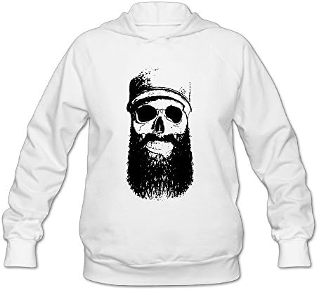 YCMLKJ Beard Lady O-Neck Screw Neck Hoodies Sweatshirt Tshirt Large