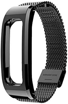 Dewanxin Compatible with Huawei Honor Band 4 Running Bands, Magnetic Lock Milanese Loop Stainless Steel Metal Bracelet Replacement Strap for Huawei Honor Band 4 Running Tracker