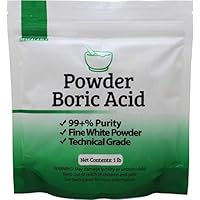 Duda Energy borp1 Fine Powder Boric Acid H3BO3 99, 1 lb. (Packaging may vary)