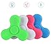 LED Bluetooth Speaker Rechargeable Fidget Spinner Toy Anxiety Relieve Stress High Speed Focus Toy for Killing Time (LED bluethooth blue)