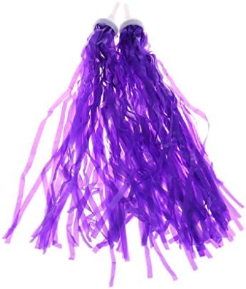 Niceskin 2pcs Bike Bicycle Cycling Tricycle Kids Girls Boys Handlebar Streamers Tassels (Purple)