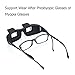 Pevor Lazy Reading Glasses-Lazy Readers Prism Glasses Bed Prism Spectacles Horizontal Eyeglasses for Reading/Watching TV Lying Down in Bed/Sofa, Myopia Presbyopic usable, Unisex