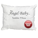 Angel Baby Toddler Pillow - 13x18, 100% HYPOALLERGENIC with BEST Neck Support for Sleeping in Bed, Crib, Carseat, & Naps. Machine Washable. Made in USA. (pillowcase sold separately)
