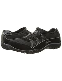 Zapatilla deportivas de descanso Skechers de tela y cuero para damas