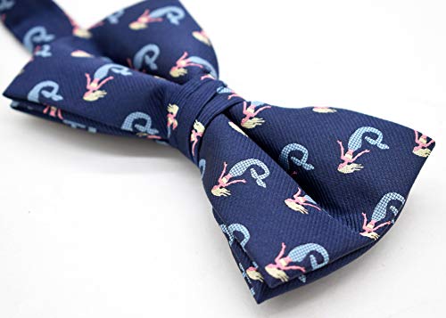 Carahere Mens Bow Ties Handmade Pre-Tied Pattern Bow Ties For Men (Mermaid pattern)