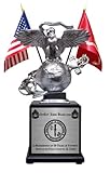 Marine Corps 3D Eagle Globe & Anchor Sculpture with Engraving