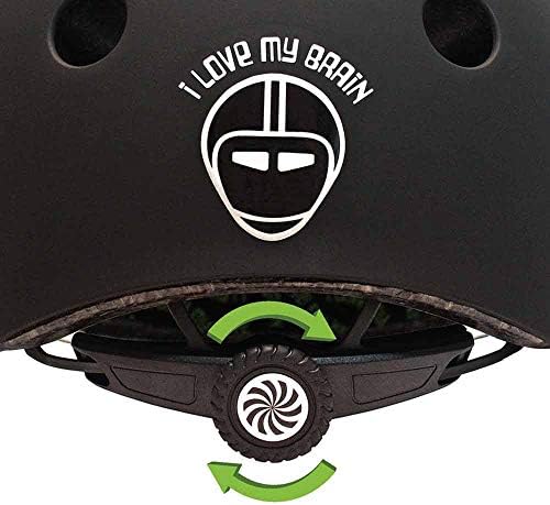 i love my brain bike helmet