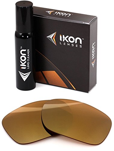 Polarized Ikon Replacement Lenses for Oakley Twoface Sunglasses - 24K Gold Mirror