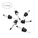 Homder 14Pack Pourer Bottle Spout Free Flow Stainless Steel Pourers for Liquor, Whiskey, Oil Bottle Spouts with Rubber Dust Caps, 100% non-rust, Durable&Professional