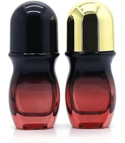 Hehglng 1 Flacon En Verre Vide De 50 Ml Avec Bille Roulante En