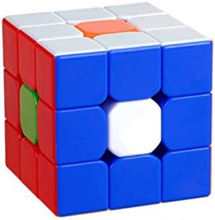 Amsam Kungfu 3x3 Stickerless Speed Cube, Durable with Vivid Color, Smooth cornering Brain Teasers Puzzle Cube