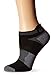 ASICS Quick Lyte Cushion Single Tab Socks, Black/Grey Heather, Small