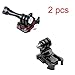 2pcs Oumers 360 Degree Rotating Quick Release Tripod Mount Adapter Assembling Buckle for Gopro Hero 4 Session 4 3 2 1 Accessory