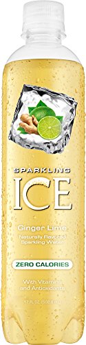 Sparkling Ice Ginger Lime, 17 Ounce Bottles (12 Count)