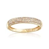 Ross-Simons 0.15 ct. t.w. Multi-Row Diamond Ring in