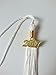 Graduation Tassel with 2020 Year Charm Grad Days(White)