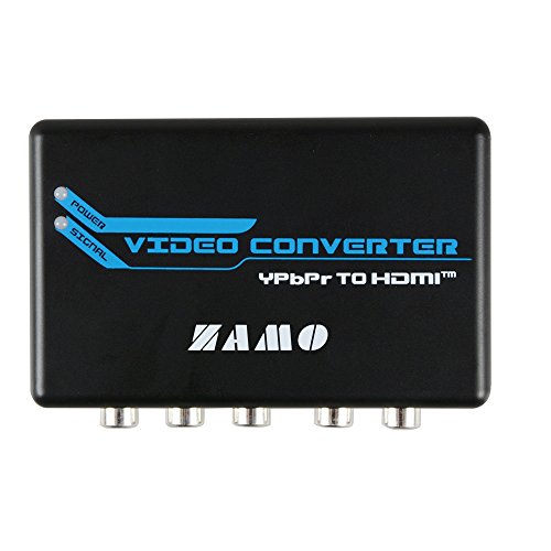 Component to HDMI,ZAMO 5RCA Component RGB YPbPr to HDMI Converter v1.3 HDCP Video Audio Converter Adapter for DVD, PSP, Xbox 360 to new HDTV or Monitor