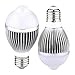 iRainy E27 5W LED Infrared Motion Sensor Pir Light Bulb Lamp Auto Switch Stairs Light (Cold Light)