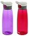 Contigo Autoseal Grace Water Bottle, 32-Ounce, Radiant Orchid & Sangria (2 Pack)