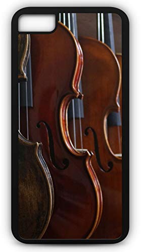 iPhone 7 Case Violin Music Fiddle Classical Instrument Orchestra Customizable by TYD Designs in Black Plastic Black Rubber Tough Case - Thumbnail 3