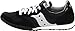 Saucony Originals Women's Bullet Classic Retro Sneaker, Black/Silver, 5.5 M US
