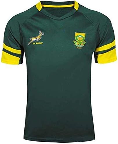 2018-19 Rugby Jersey South Africa Fans T-Shirts Short Sleeve Training Sportswear Football Clothing
