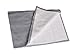Polishing Cloth 2 Sizes Set: Large 11 x 14, Medium 8 x 6 In. All Cotton Made in USA for Cleaning Silver, Gold, Platinum Jewelry, Watch, Silverware. Non Toxic Tarnish Remover Keeps Jewelry Shining