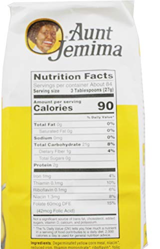 Aunt Jemima Yellow Corn Meal, 5 lb Each - 2 Pack
