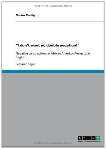  Double Negative In English Examples Of Double Negatives 2019 02 03