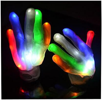 RaveLife LED Rave Gloves Costume Party Favors Light Up Gloves Toys Novelty Party Gift