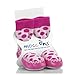 Mocc Ons Baby Slipper Socks 6-12m Pink Spots