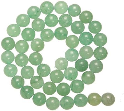 8mm Round Semi Precious Gemstone Beads 48 Pieces (Aventurine)
