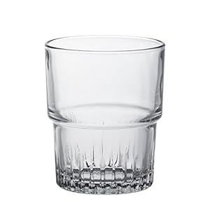 Duralex – Empilable vasos de vidrio 160ml, apilable, sin la marca de llenado, 6 unidades