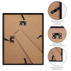 Giftgarden 8x10 Picture Frame Black, 8 by 10 Thin