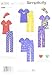 Simplicity Pattern 8266 Misses' Easy to Sew Scrubs with Ponytail Hat, Size XXS-XS, AA (Xx-Small-X-Small-S-M)