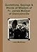 Quotations, Sayings and Words of Wisdom of Fr. James McDyer of Glencolmcille by Liam Mcginley