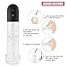 Automatic Penis Vacuum Pump with Masturbation Sleeve for Powerful Suction, PALOQUETH 2 in1 Rechargeable Electronic Penis Growth Pump with Male Masturbator Sex Toy for Beginners 2.83 inch*11.8 inch