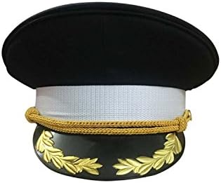 Military Costume Admiral Hats Navy Officer Cap Yacht Captain's Hat Sailor Cap