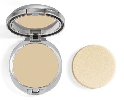 Cate McNabb Cosmetics Natural Pressed Powder Compact, Wheat, 0.35 Ounce