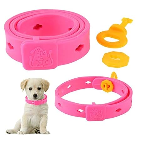Generic 1.5x40cm Pet Dog Collar Anti Mosquito Dogs Protection Dog Anti Flea Tick Mite Insect Neck Strap Silicone Against Repel