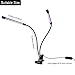 Dual Head LED Plant Grow Light 18W Dimmable 2 Levels Adjustable 360 Degree Flexible Gooseneck for Indoor Plants Hydroponics Greenhouse Garden Home Office[UL Listed, 2019 Upgraded]