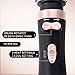 JOYYUM 1000W 3-in-1 Hot Air Spin Brush for Styling and Frizz Control Auto-rotating Curling Negative Ionic Hair Curler Dryer Brush, 1 1/2 Inch and 2 Inch Brush Attachments, Rose Goldthumb 3