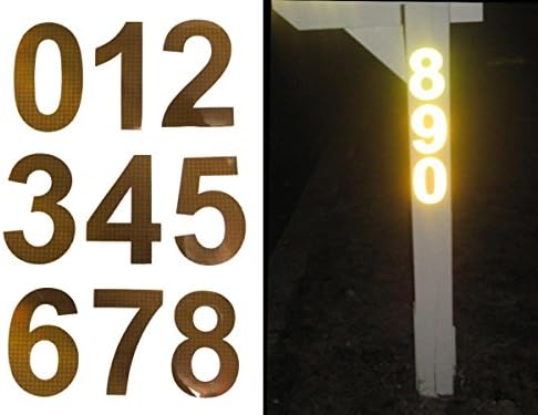 Bright Ideas Reflective Address Numbers UP to SIX…