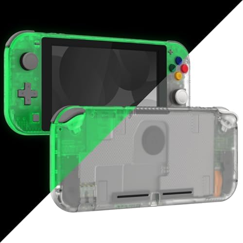 Switch ライト Amazon.com: eXtremeRate Clear Glacier Blue Replacement ABXY Home