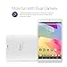 iRULU eXpro X1s IPS 8 Inch Google Android Tablet PC, 5.1 Lollipop, HD 1280800 Resolution, 1GB RAM, 16GB Flash, Micro HDMI, Bluetooth 4.0, 3D Games Supported, Dual Cameras, Plastic Rear (White Back)