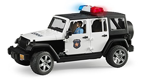Jeep Rubicon Police car with Policeman