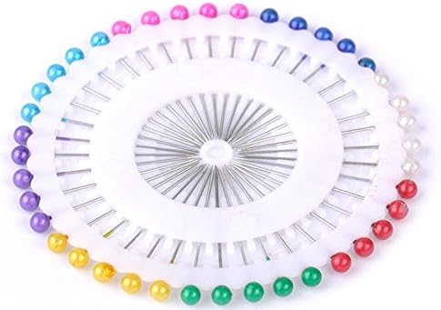 480pcs/set Round Plastic Pearl Multi Color Headed Dressmaking Needle Pin Tailor Craft Sewing